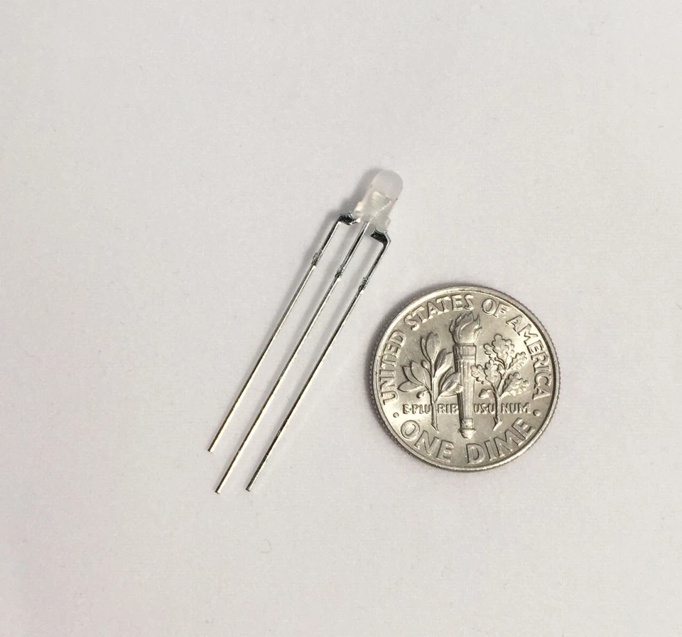 DCC Specialties Jack Wabbit Bi-Polar  Red/Green 3-Lead LED, 3mm ~ DSPJACKLED3 - Image 1 of 1