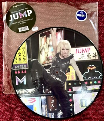 MADONNA JUMP PICTURE DISC IMPORT PROMO EUROPE ONLY  CONFESSIONS HUNG UP LP MINT - Image 1 of 4