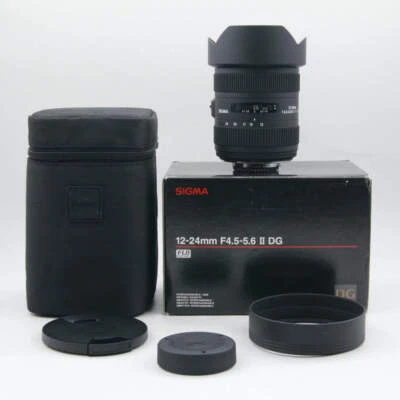 * OPEN BOX EXCELLENT * Sigma 12-24mm F4.5-5.6 EX DG ASP HSM II Wide-Angle Zoom L - Image 1 of 4