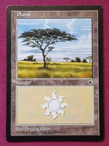 Magic The Gathering PORTAL PLAINS D land card MTG - Picture 1 of 2