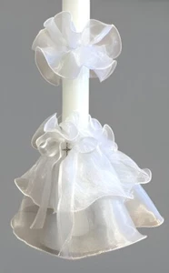 Pañuelo de velas antigoteo falda de vela z vestido de comunión traje de comunión - Imagen 1 de 5
