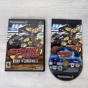 Sprint Cars: Road to Knoxville (Sony PlayStation 2, 2006) PS2 THQ Complete CIB - Picture 1 of 6