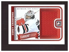  2013-14 Between the Pipes Current Crop Jerseys Silver #CC01 Corey Crawford