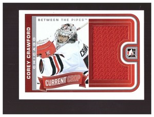  2013-14 Between the Pipes Current Crop Jerseys Silver #CC01 Corey Crawford