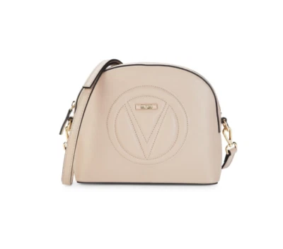 Bolso Bandolera VALENTINO Diana VA2702 Cremallera Rosa Cuero Genuino Logo HECHO EN ITALIA Foto 1 de 4
