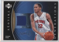 2006-07 Upper Deck Trilogy Generations Present Materials Tayshaun Prince #PRM-TP