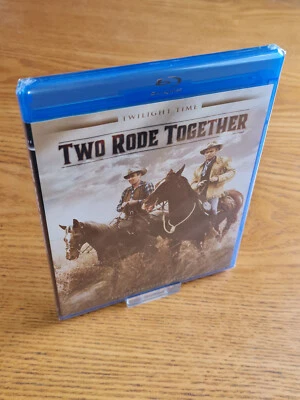 TWO RODE TOGETHER new Blu-ray rare OOP US import Twilight Time region a free abc - Image 1 of 3