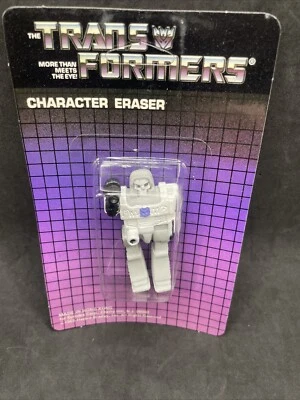 New MOC! G1 MEGATRON Character Eraser Transformers 1985 Vintage Hasbro Spindex - Image 1 of 4