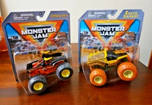 Monster Jam Earth Shaker & El Toro Lok BRANDNEU Spinmaster Maßstab 1:64 - Bild 1 von 8