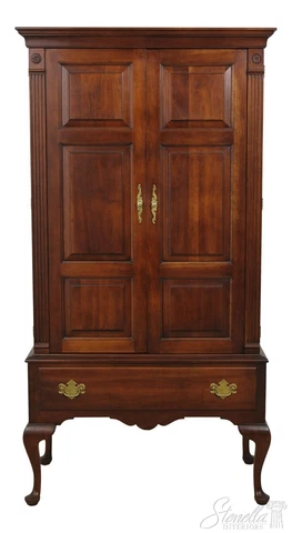 55735EC: STATTON Cherry Queen Anne Bedroom Armoire Cover
