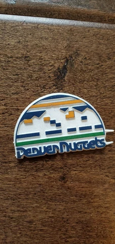 1980'S MINT VINTAGE NBA RUBBER FRIDGE STANDING BOARD MAGNET DENVER NUGGETS ABA Cover