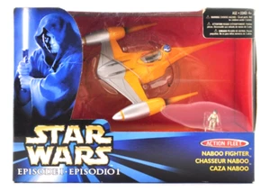 1998 Galoob Star Wars Action Fleet Naboo Starfighter w/ Anakin Figure from Japan - Picture 1 of 24