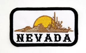Nevada bestickter Stoffaufnäher zum Aufbügeln in der Wüste - Bild 1 von 5