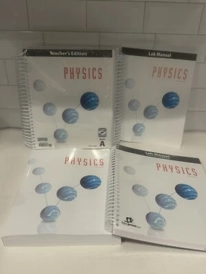 Bob Jones Physics Student Teacher Lab 3rd Ed BJU Press High School Complete Set - Image 1 of 3