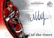 2005-06 Sp Authentic Sign of the Times #NN Niklas Nordgren