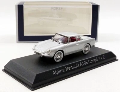 NOREV - ALPINE RENAULT A108 Coupé 2+2 1961 grigio argento - 1/43 - NOREV517821 - Immagine 1 di 4