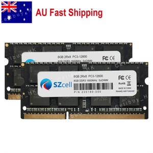 AU 16GB 2x8GB DDR3L-1600MHz Laptop Memory For MacBook Pro Mid-2012 A1286 A1278 - Picture 1 of 4