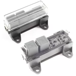 Relay Box 4 Way for Standard Relays Holder / Block 12v / 24v Car HGV 4 Pin 5 Pin - Picture 1 of 1