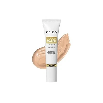 Maliao Color Match Long Lasting Makeup Base Foundation | High Coverage | Flawles - Image 1 of 4