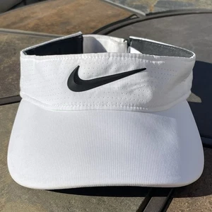 Nike Swoosh Schirmmütze Kappe Strapback verstellbar weiß Dri-Fit Logo #892740-100 - Bild 1 von 15