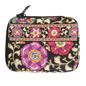 Vera Bradley Quilted Zip Pouch Travel Cosmetic Organizer Floral - Picture 1 of 7