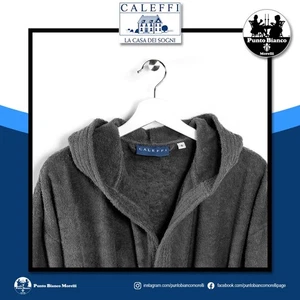 Accappatoio spugna di puro cotone uomo donna Minorca Caleffi - Picture 1 of 75