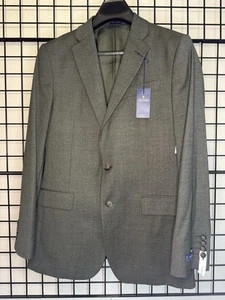 STAFFORD Blazer Uomo 40R Grigio Cappotto Sportivo Due Bottoni Tuta Giacca Plaid - Foto 1 di 5