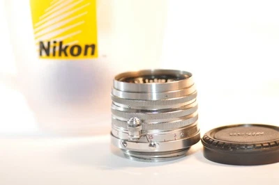 Nikon Nikkor H 5cm f/2 50mm 618XXX Nippon Kogaku Tokyo RF lens Leica screw mount - Image 1 of 4