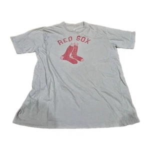 Boston Red Sox Hemd Herren Beige Kurzarm Wright & Ditson Erwachsene Größe XL - Bild 1 von 4