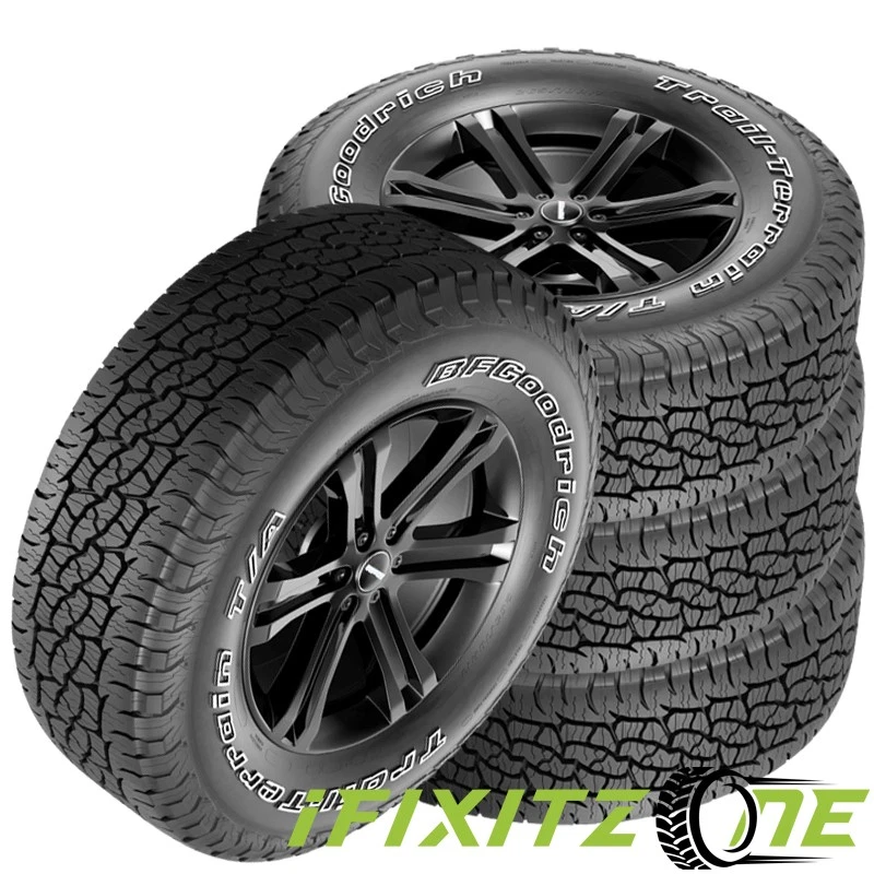 4 BFGoodrich Trail-Terrain T/A OWL 255/65R18 111T All Season 3PMSF Snow Rated Foto 1 de 4