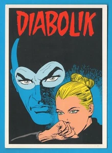 DIABOLIK Promocard N.590 cartolina vintage FG postcard carte postale MA1739 - Imagen 1 de 2