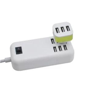 USB 2.0 HUB Quick Charger 3 Ports USB Extender Adapter Multi USB Splitter Hub - Afbeelding 1 van 12