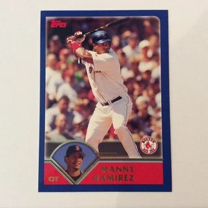 2003 Topps #550 Manny Ramírez Medias Rojas de Boston - Imagen 1 de 2
