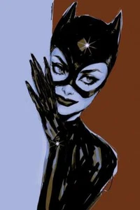 DC: CATWOMAN #46b // Cover von Sozomaika // Schöne zweifarbige Abdeckung - Bild 1 von 1