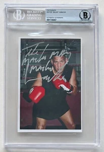 FOTO 4X6 FIRMADA POR HECTOR "EL HOMBRE MACHO CAMACHO BECKETT AUTO AUTÉNTICO - Imagen 1 de 2