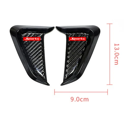 Adhesivo de cubierta decorativa de branquias de tiburón para guardabarros lateral de automóvil SUV ventilación de aire 2 piezas Foto 1 de 4