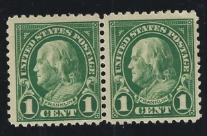 U.S. Stamps, Scott # 552, Mint hinged Pair, 1922 Flat Plate - Picture 1 of 2