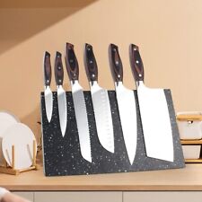 MOSFiATA Magnetic Knife Block - Strongly Magnetic Knife Holder - Without Knives