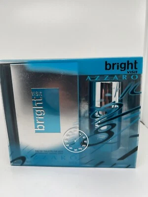 JUEGO DE 2 PIEZAS AZZARO BRIGHT VISIT: 3,4 EDT Spray + 2,7 oz Desodorante Sin Alcohol Foto 1 de 4