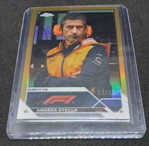 F1 Topps Chrome 2023 Andrea Stella McLaren TP Gold Refractor /50 Formula 1 #97 - Zdjęcie 1 z 1