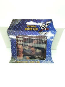 1999 Kodak WWF Collectible Motion Card Stone Cold Steve Austin LESEN beschädigte Box  - Bild 1 von 4