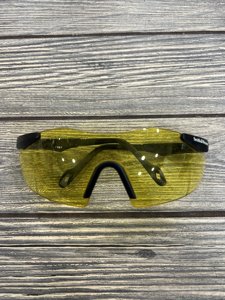 Smith & Wesson Mini Magnum Safety Glasses with Yellow Lens ANSI Z87 - Image 1 of 4