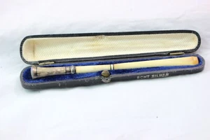 Zigarettenspitze, holder Silber 985 mit Bein, Sammelwürdig, aus den 19JH - Picture 1 of 6