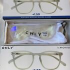 TWO 2 ONLY Eyewears The ARCHITECT +1.50 Blue Light Blocking Lens Reading Glasses
