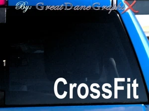 CrossFit - Calcomanía de vinilo - Elección de color - ALTA CALIDAD - Imagen 1 de 2