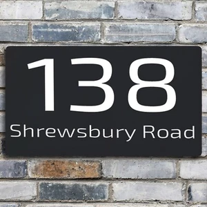 Floating House Sign Plaques � Custom Address Plate for Home & Business Use - Picture 1 of 9