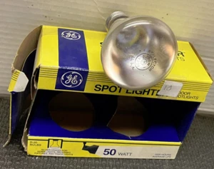 GE Indoor SpotLight Bulb Soft White 50 Watt Vintage free ship - Picture 1 of 1