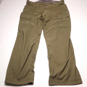 Duluth Trading Co Men's Pants 42x32 Brown Green Dry on the Fly Relaxed Fit Cargo - Picture 1 of 11