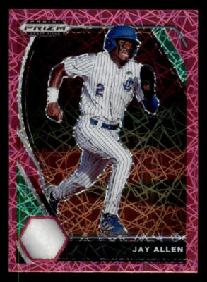 2021 Panini Prizm Draft Picks Prizms Pink Velocity #30 Jay Allen - Image 1 of 2