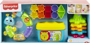 NEW! Fisher-Price Sort, Snap & Spin Toy Trio Baby Infant (Toddler Unopened BNB) - Picture 1 of 12